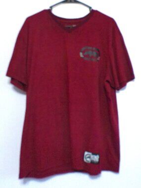 Ecko Unltd Red Graphic T-Shirt Men’s XL Rhino Logo Streetwear Short Sleeve